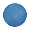 Work-Of-Art 8 in. Round Chenille Reversible Rug - Smoke Blue WO2635571
